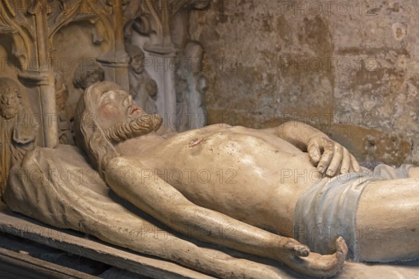 Chapel of the Holy Sepulchre, figure of Christ, Saint-Nicolas Church, Marville, Renaissance