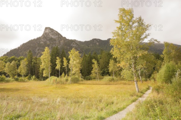 View of the Kofel, mountain, Zinken, mountain hiking, hiking, Oberammergau, Catholic, Ammergau,