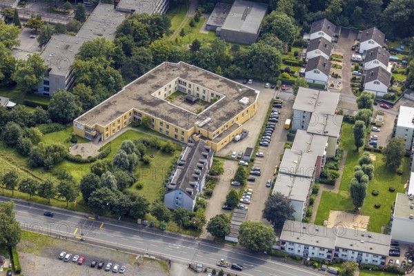 Aerial view, Comunita Seniorenhaus Sophia in Weddinghofen, Bergkamen, Ruhr area, North