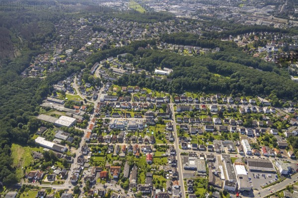 Aerial view, construction area and new housing development, Barthold-Cloer-Weg, former Beco GmbH,