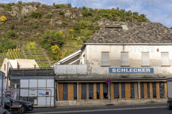 Reconstruction in the Ahr Valley, after the flood of July 2021, buildings that have not yet been