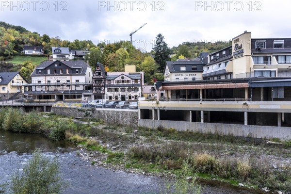 Reconstruction in the Ahr Valley, after the flood of July 2021, buildings that have not yet been