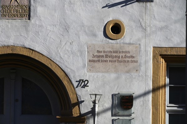 The former Electoral Mainz Lieutenant is home to the Thuringian State Chancellery. Goethe had also