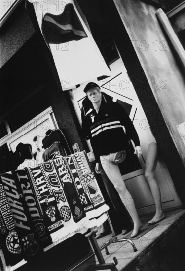BIH, Bosnia, Brcko, 14.07.2005, mannequin in the halls of the duty-free Arizona Market sales area