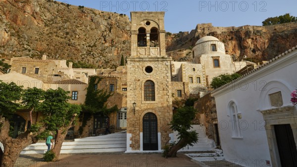 Holy Church of Christ in Chains, Elkomenos Christos, historic church buildings with imposing bell