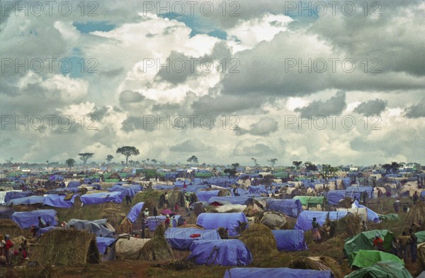 TZA Tanzania scene in the Benaco Camp refugee camp, to which up to 500, 000 Rwandan Tutsis fled the