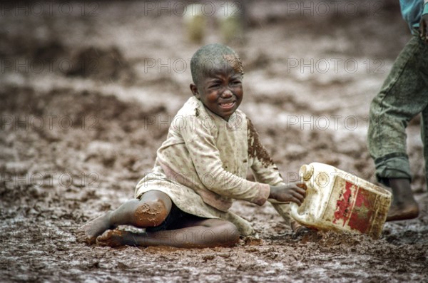 TZA Tanzania scene in the Benaco Camp refugee camp, to which up to 500, 000 Rwandan Tutsis fled the