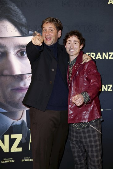 Sebastian Schwarz and Idan Weiss - German premiere by FRANZ K., Delphi Filmpalast am Zoo, Berlin,