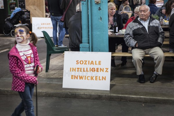 DEU Germany Germany Berlin Citizen Art Days by the artist group 'Parallel Worlds at Markthalle Neun
