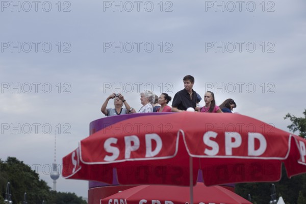 DEU, Germany, Berlin, 17.08.2013 SPD election campaign kick-off with top candidate Peer Steinbrück