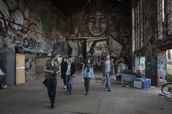 DEU Germany Germany Berlin Citizen Art Days by the artist group 'Parallel Worlds at Markthalle Neun