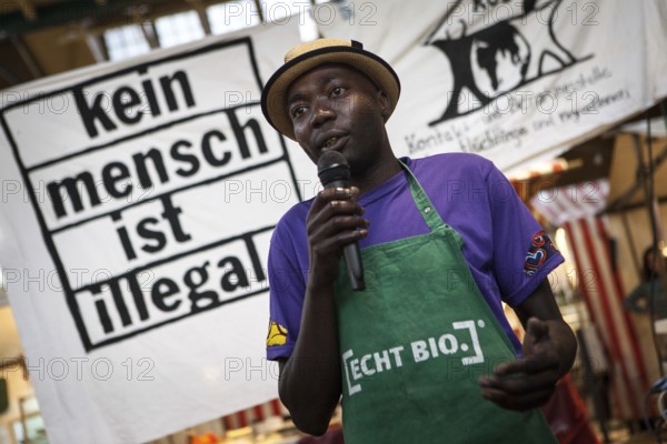 DEU Germany Germany Berlin Citizen Art Days by the artist group 'Parallel Worlds at Markthalle Neun