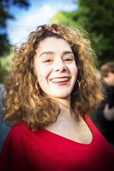 DEU Germany Germany Berlin The Carnival of Cultures sweeps through the city on Sunday. Portrait