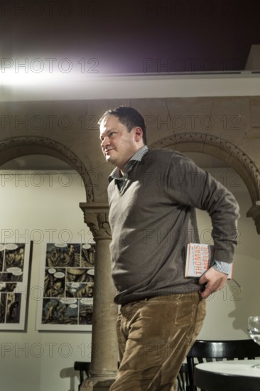 DEU Germany Germany Berlin The writer and translator Thomas Melle during his book presentation
