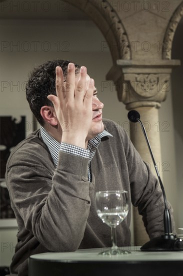 DEU Germany Germany Berlin The writer and translator Thomas Melle during his book presentation