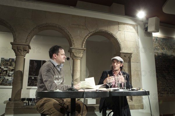 DEU Germany Germany Berlin The writer and translator Thomas Melle during his book presentation
