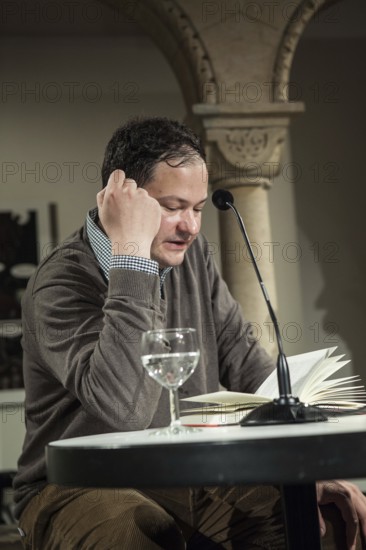 DEU Germany Germany Berlin The writer and translator Thomas Melle during his book presentation