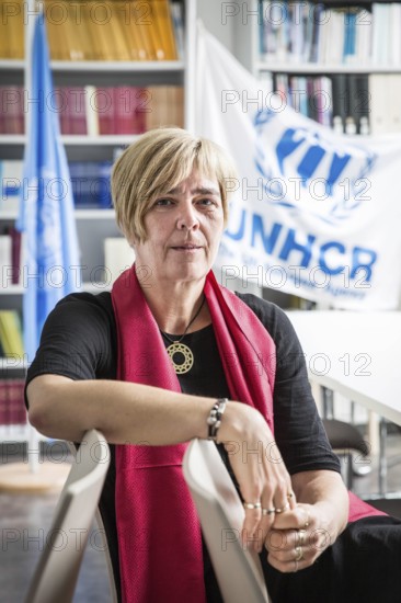 DEU Germany Germany Berlin Portrait of Katharina Lumpp, representative of UNHCR in Germany, in the
