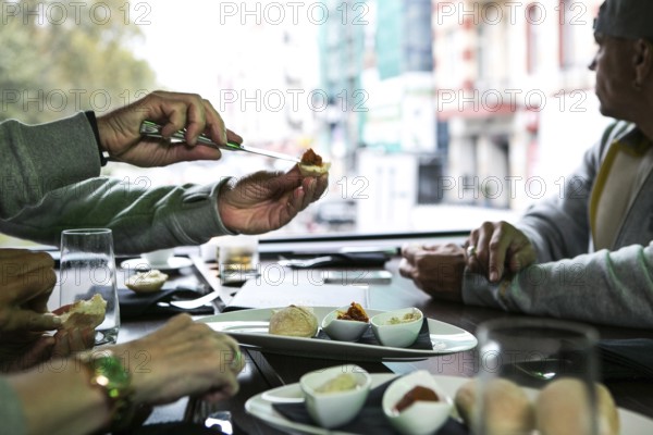 DEU Germany Germany Berlin Exclusive dining experience on a bus with integrated kitchen, the