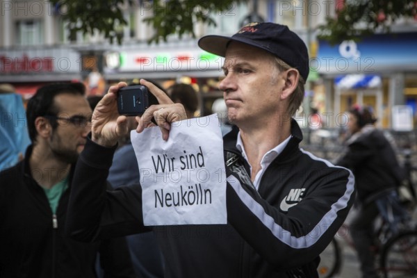 DEU Germany Germany Berlin Protest rally against intolerance of wearing headscarves and the ban on