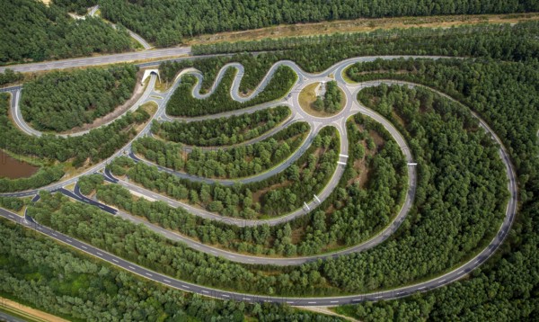 Volkswagen AG proving ground Ehra-Lessien, proving ground Ehra, Volkswagen plant Wolfsburg, Lower