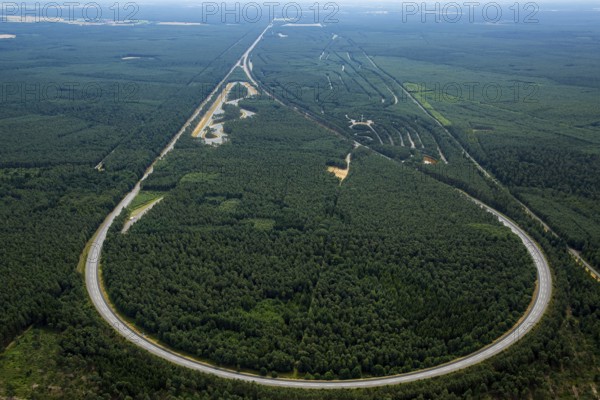Volkswagen AG proving ground Ehra-Lessien, proving ground Ehra, Volkswagen plant Wolfsburg, Lower