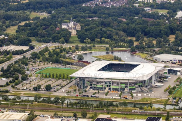 Volkswagen Arena of VfL Wolfsburg, Bundesliga football club, Volkswagenwerk Wolfsburg, Lower