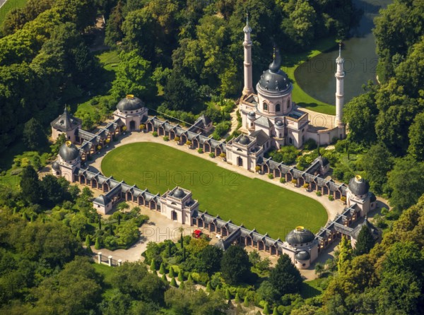 Red Mosque in the Turkish Garden, Schwetzingen Palace with Palace Garden, Schwetzingen,