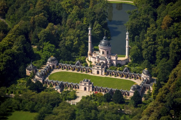 Red Mosque in the Turkish Garden, Schwetzingen Palace with Palace Garden, Schwetzingen,
