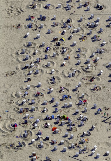 Aerial photo, Wangerooge, North Sea, North Sea island, East Frisian Islands, Lower Saxony, Germany,