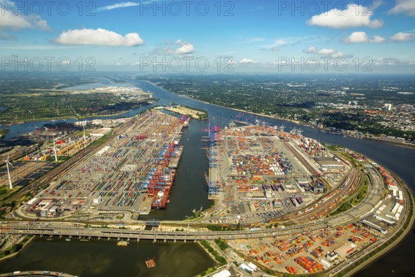 Container Port Hamburg, CTA, Container Terminal Altenwerder, Hamburg-Altenwerder, Port of Hamburg,