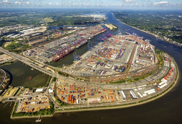 Container Port Hamburg, CTA, Container Terminal Altenwerder, Hamburg-Altenwerder, Port of Hamburg,