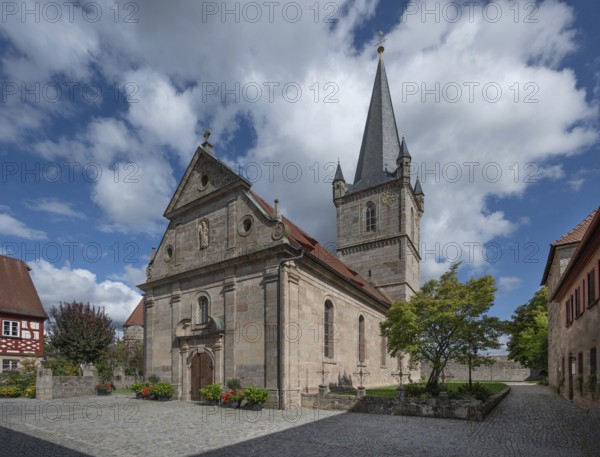 St. Mary's Pilgrimage Church, third largest fortified church in Germany, built from 1461 to 1486,