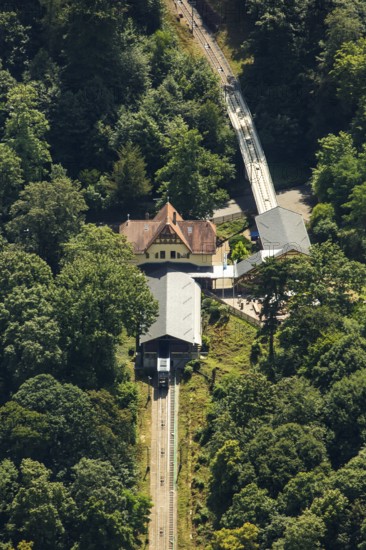 Alte Königstuhlbahn, historical mountain railway to Köigstuhl Heidelberg, Heidelberg,