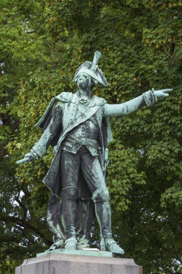 Prince Frederick Josias, Field Marshal, statue, Coburg, Upper Franconia, Franconia, Bavaria,