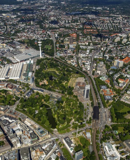 CCH - Congress Center Hamburg and Wallgrabenpark, Dammtordamm, Hamburg, Free and Hanseatic City of
