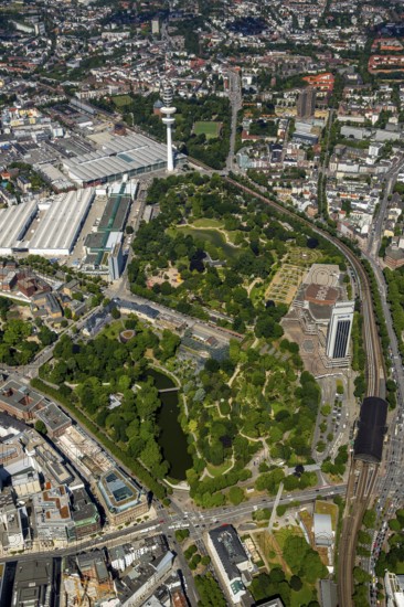 CCH - Congress Center Hamburg and Wallgrabenpark, Dammtordamm, Hamburg, Free and Hanseatic City of