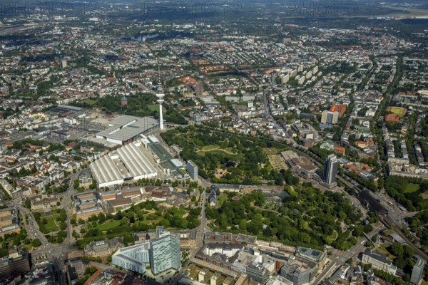 CCH - Congress Center Hamburg and Wallgrabenpark, Dammtordamm, Hamburg, Free and Hanseatic City of