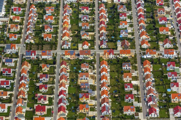 New development area, semi-detached houses, semi-detached house, residential property,