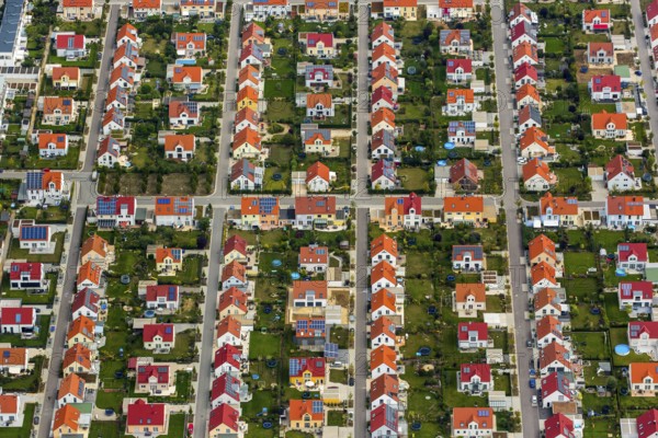 New development area, semi-detached houses, semi-detached house, residential property,
