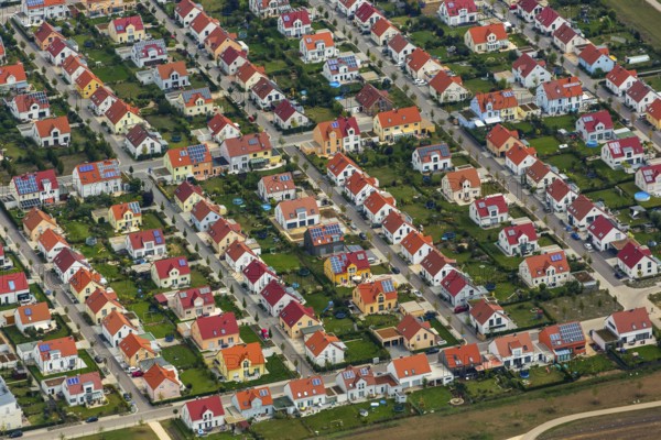 New development area, semi-detached houses, semi-detached house, residential property,