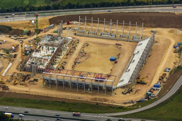 Arena Regensburg under construction, as of July 2014, Regensburg, independent city in Eastern