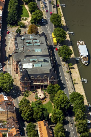 Heidelberg City Hall at Montpellierplatz, Heidelberg, Rhein-Neckar-Kreis, Baden-Württemberg,
