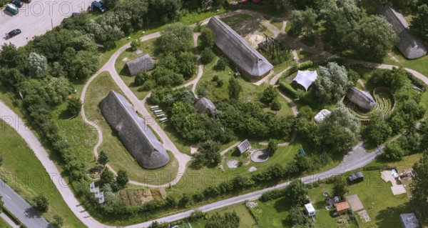 Archaeological Centre Hitzacker, residential barns, longhouses, mortuary hut, pit house, open-air