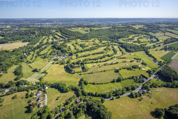 Aerial view, Golf course Golfclub Felderbach Sprockhövel, Frielinghausen 1, Alter Schee,