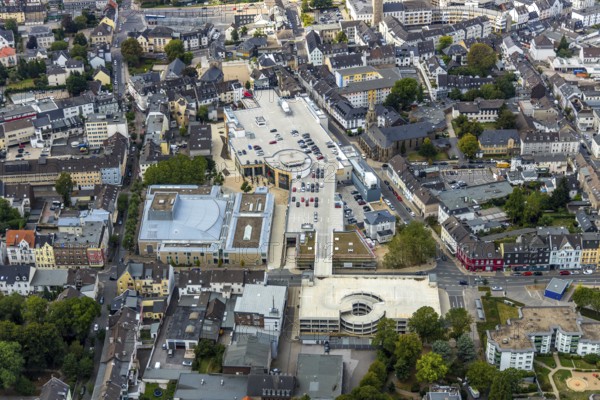 Aerial view, StadtGalerie Velbert, Forum Niederberg, Velbert, Ruhr area, North Rhine-Westphalia,