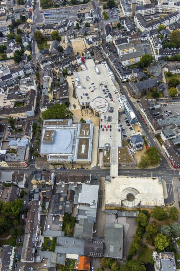 Aerial view, StadtGalerie Velbert, Forum Niederberg, Velbert, Ruhr area, North Rhine-Westphalia,