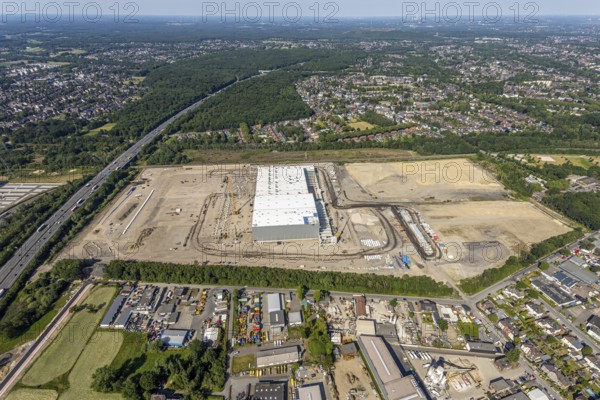 Aerial view, Oberhausen, Logport V, Duisport, Waldteichstraße industrial estate,