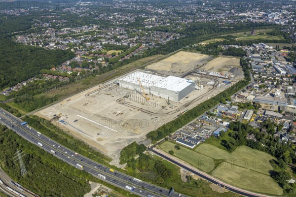 Aerial view, Oberhausen, Logport V, Duisport, Waldteichstraße industrial estate,