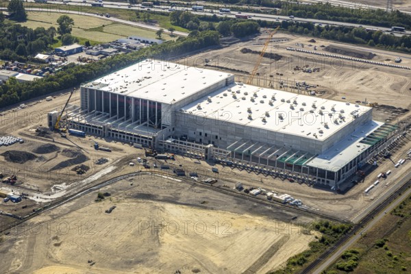Aerial view, Oberhausen, Logport V, Duisport, Waldteichstraße industrial estate,